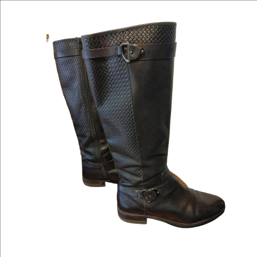 Antonio Melani Leather Boots Size 9.5